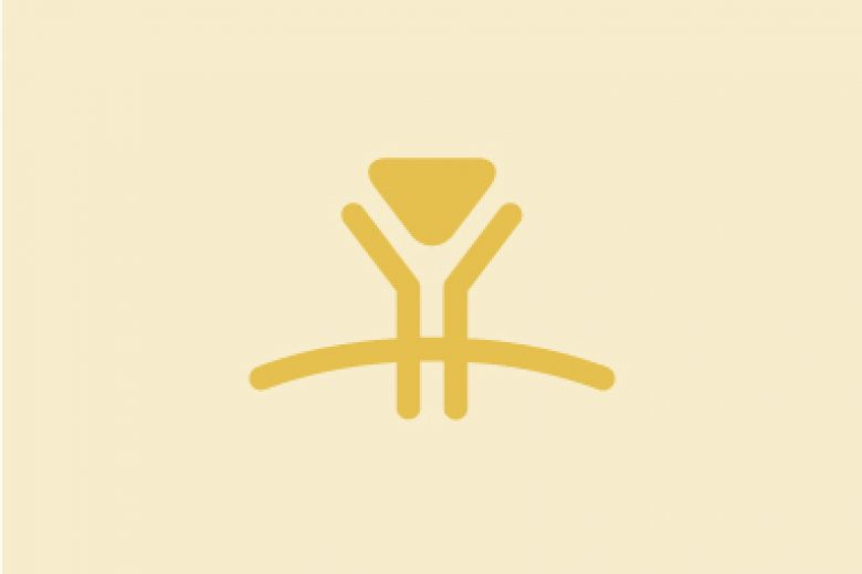 Icon für den Fachbereich Endokrinologie & Stoffwechsel in dunklem Gelb auf hellgelbem Hintergrund.